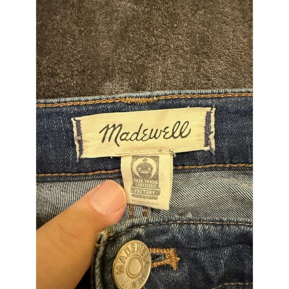 Madewell 10" High-Rise Skinny Jeans Women's Size 31 Denim - Picture 2 of 11